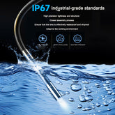 Industrial endoscope 360 degree rotation 6mm high-definition camera for sewer detection, non-destructive testing instrument for