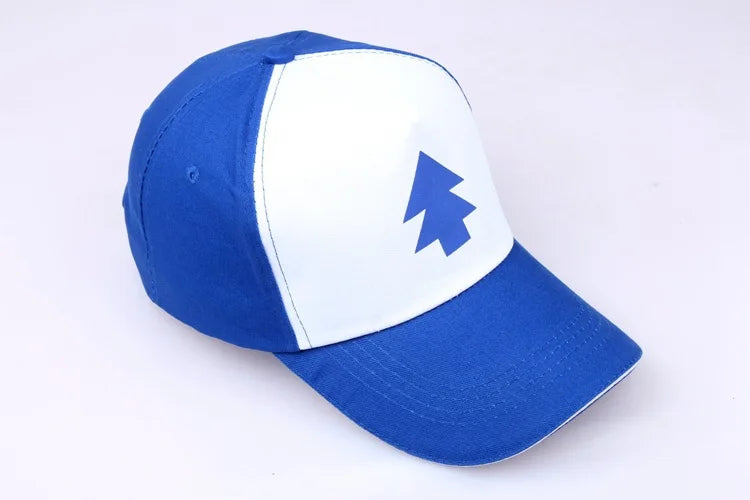 Cartoon Pines Hats Gravity Falls Dipper Baseball Caps Cosplay Accessories Hat Canvas Adjustable Boys Cotton Pine Cap Gift